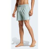 Adidas Mens Swim Essentials 5 Inch Short - Green
