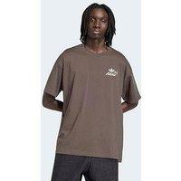 Adidas Originals Mens Record Graphic T-Shirt - Shadow Olive