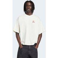 Adidas Originals Mens Burger Graphic T-Shirt - White
