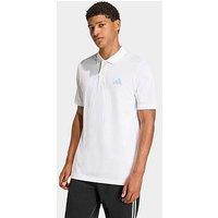Adidas Sportswear Men'S Men Small Logo Pique Polo Shirt - White