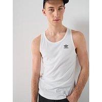 Adidas Originals Men'S Trefoil Essentials Tank Top - White