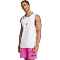 Adidas Sportswear Men'S Essentials Small Logo Single Jersey Tank Top - White