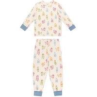 Chelsea Peers Kids Cockapoo Print Pyjamas - White