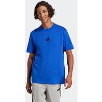 Adidas Sportswear Men'S Essentials Small Logo Jersey T-Shirt - Blue