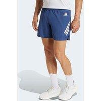 Adidas Mens Running Adi365 Iconic Stripes 7 Inch Shorts - Indigo