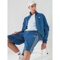 Adidas Originals Men'S Adicolor Denim Firebird Tracksuit Top - Blue