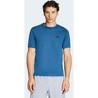 Adidas Mens Training Workout Essentials T-Shirt - Blue