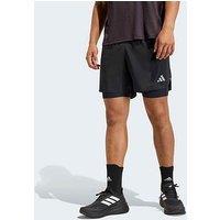 Adidas Mens Running Adi365 Essentials 2In1 Shorts - Black