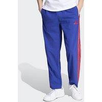 Adidas Sportswear Men'S Essentials 3 Striipes Woven Open Hem Tracksuit Pants - Blue