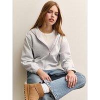 New Look 915 Girls Zip Through Hoodie - Grey