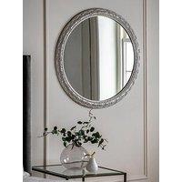 Gallery Direct Romana Round Mirror Grey 800X25X800Mm