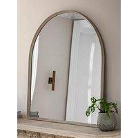 Gallery Direct Sedona Overmantle Mirror Grey 900X30X1000Mm