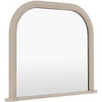 Gallery Direct Shoreline Overmantle Mirror Grey 1050X50X900Mm