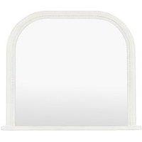 Gallery Direct Shoreline Overmantle Mirror White 1050X50X900Mm