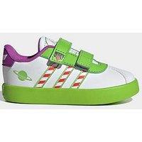 Adidas Sportswear Infant Unisex Vl Court Buzz Lightyear Trainers - White