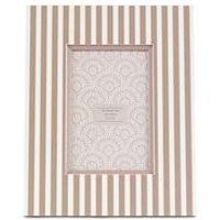 Gallery Direct 4X6 Mocha & Olive Stripe Printed Photo Frame 2Pk