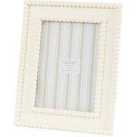 Gallery Direct 5X7 Beaded Photo Frame White