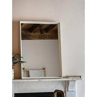 Gallery Direct Ashbury Rectangle Mirror White 800X60X600Mm