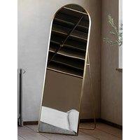 Gallery Direct Holworth Cheval Mirror Gold 500X35X1500Mm