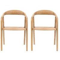 Gallery Direct Set Of 2 Madrid Dining Chairs