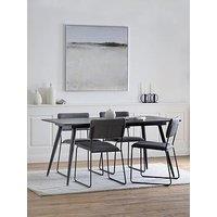 Gallery Direct Astley Dining Table Black