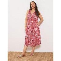 Yours Curve Button Through Sundress