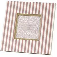 Gallery Direct 4X4 Mocha & Olive Stripe Printed Photo Frame 2Pk