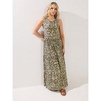 Long Tall Sally Floral Sleeveless Maxi Dress - Brown