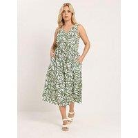 Yours Curve Button Through Sundress