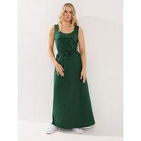 Long Tall Sally Sleeveless Tie Waist Maxi Dress - Green