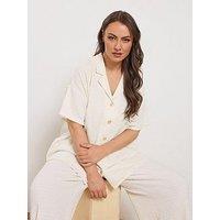 Yours Curve Textured Resort Shirt