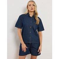 Long Tall Sally Tall Denim Short Sleeve