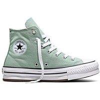 Converse Kids Chuck Taylor All Star Eva Lift High Top - Green