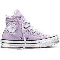 Converse Kids Chuck Taylor All Star Eva Lift High Top - Purple