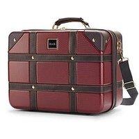 Rock Luggage Vintage Burgundy Vanity Case