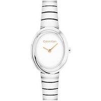 Calvin Klein Women'S Ck Twisted Bezel Stainless Steel Watch