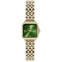 Olivia Burton 20Mm Mini Grosvenor Gold Ip Watch