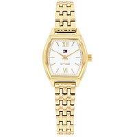 Tommy Hilfiger Womens Gold Plated Bracelet Watch