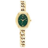 Tommy Hilfiger Womens Gold Plated Chain Bracelet Watch