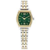 Tommy Hilfiger Womens Two Tone Stainless Steel And Gold Plated Bracelet Watch
