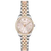 Boss Ladies Boss Graceful Mina Two Tone Carnation Gold Ip And Stainless Steel Watch
