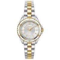 Boss Ladies Sage Aqua Two Tone Stainless Steel And Gold Ip Watch