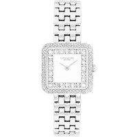 Coach Ladies Cass Stainless Steel Pave Crystal Bracelet Watch