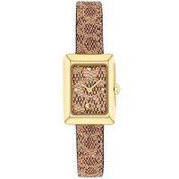 Coach Ladies Mara Saddle Leather Bracelet Watch