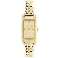 Coach Ladies Gold Plated Cadie Watch