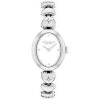 Coach Ladies Sammy Stainless Steel Heart Bracelet Watch