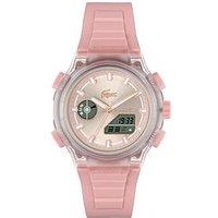 Lacoste Ladies Lc33 Pink Analog-Digital Silicone Watch