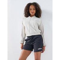 Adidas Sportswear Women'S Essentials 3-Stripes Lifestyle Woven Bomber Jacket - Beige