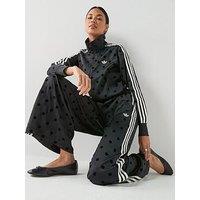 Adidas Originals Women'S Polka Dot Fire Bird Track Top - Black