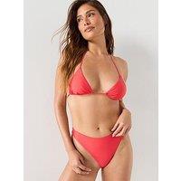 Adidas Originals Women'S Adicolor Bikini Bottoms - Red
